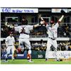 Image 1 : Homer Bailey Cincinnati Reds Celebrating No-Hitter Against Pirates Signed Horizontal 8X10 Photo W/ N