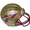 Image 1 : Bobby Bowden Signed Florida State Seminoles Replica Mini Helmet '93-'99 National Champs