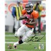 Image 1 : Knowshon Moreno Signed Denver Broncos 16X20 Photo (Orange Jersey Run) - Moreno Hologram