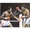 Image 1 : Larry Holmes Signed Boxing 16X20 Photo Vs Ali W/ Easton Assassin (Leaf)
