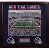 Image 1 : NY Giants Greats Multi Signed "Stadium Shot" 16X20 Photo (18 Sig) Elite Framed
