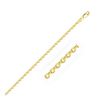 Image 1 : 2.3mm 14K Yellow Gold Cable Link Chain