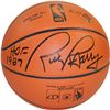 Image 1 : Rick Barry Signed NBA Z I/O Basketball W/ "HOF" Insc