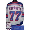 Image 1 : Phil Esposito Signed New York Rangers TB White Prostyle Jersey HOF 1984- JSA Hologram