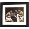 Image 1 : Larry Holmes Signed Boxing 16X20 Photo Vs Ali W/ Easton Assassin Custom Framed (Leaf)