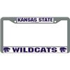 Image 1 : Kansas State Wildcats Chrome License Plate Frame