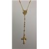 Image 1 : Gold Electroplated Rosary 18-20 in a Red Pouch