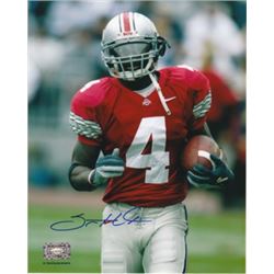 Santonio Holmes Signed Ohio State Buckeyes 16X20 Photo- Holmes Hologram