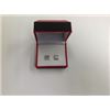 Image 1 : Rhodium-plated Earring with CZ in Gift Box