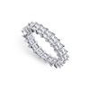 Image 1 : Platinum Diamond Eternity Band : 3.50 CT Diamonds