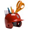 Image 1 : St. Louis Cardinals MLB Baseball Schutt Mini Batting Helmet Desk Caddy