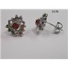 Image 1 : Round Multicolor CZ Earring