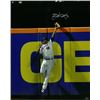 Image 1 : Juan Lagares Signed New York Mets 16X20 Photo #12 (Catch At Wall Vertical)