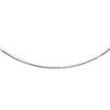 Image 1 : 14K White Gold Chain in a Classic Omega Design (4 mm)