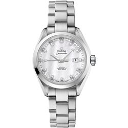 Omega  Seamaster Aqua Terra Automatic Chronometer 34Mm  Women Watch
