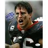 Image 1 : Brian Cushing Signed Houston Texans 8X10 Blood Photo- JSA Hologram