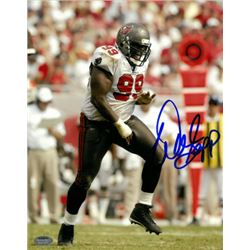 Warren Sapp Signed Tampa Bay Buccaneers 8X10 Photo (Sack Dance)