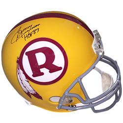 Sonny Jurgensen Signed Washington Redskins Yellow TB Full Size Replica Helmet HOF 83