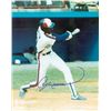 Image 1 : Andre Dawson Signed Montreal Expos 8X10 Photo (Swinging)