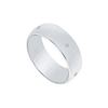 Image 1 : 6MM Half Round Wedding Band with Diamonds : Platinum - 0.05 CT TDW