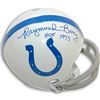 Image 1 : Raymond Berry Signed Baltimore Colts TB 2Bar Mini Helmet HOF 73