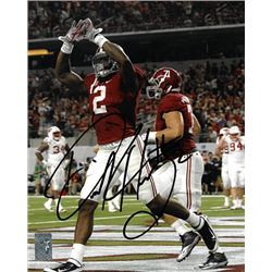 Derrick Henry Signed Alabama Crimson Tide 11X14 Photo #2 (Touchdown Hands Up Celebration-Heisman)- H