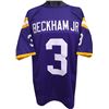 Image 1 : Odell Beckham Jr LSU Tigers Unsigned Purple Custom Jersey XL