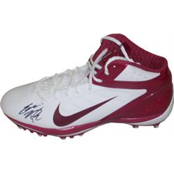 Eddie Lacy Signed Alabama Crimson Tide Game Model Nike Maroon & White Cleats (1) /Shoe (Photo)- JSA 