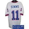 Image 1 : Phil Simms Signed New York Giants White Throwback Prostyle Jersey- JSA Hologram