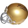 Image 1 : Johnny Lattner Signed Notre Dame Fighting Irish Mini Helmet Heisman '53- JSA Hologram (Left Side Sig