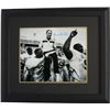 Image 1 : Barry Switzer Signed Oklahoma Sooners 16X20 B&W Photo Custom Framed (Carried Off Field)