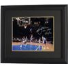 Image 1 : Christian Laettner Signed Duke Blue Devils Horizontal Metallic 8X10 Photo Custom Framed The Shot 3/2