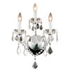 Image 1 : 2015 St. Francis Collection Wall Sconce W13in H17in E8in Lt:3 Chrome Finish (Spectra Swarovski Cryst