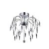 Image 1 : 5008 Amour Collection Flush Mount D20in H20in Lt:8 Chrome Finish (Swarovski Elements Crystal Clear)