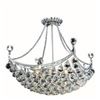 Image 1 : 9800 Corona Collection Hanging Fixture L20in W20in H20in Lt:8 Chrome Finish (Swarovski Spectra Cryst