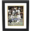 Image 1 : Lydell Mitchell Signed Baltimore Colts 8X10 Photo Custom Framed (White Jersey Run)