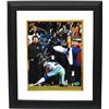 Image 1 : Zach Ertz Signed Philadelphia Eagles 8X10 Photo Custom Framed (Hurdle-Green Jersey)