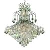 Image 1 : 8003 Toureg Collection Hanging Fixture D25in H31in Lt:15 Chrome Finish (Swarovski Spectra Crystals)