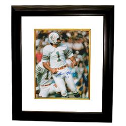 Garo Yepremian Signed Miami Dolphins 8X10 Photo 17-0 Custom Framed