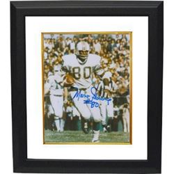 Marv Fleming Signed Miami Dolphins 8X10 Photo Custom Framed