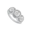 Image 1 : Diamond Engagement Ring : Platinum - 1.00 CT Diamonds