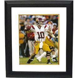 John David Booty Signed USC Trojans 8X10 Photo Custom Framed