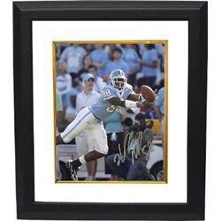 Hakeem Nicks Signed North Carolina Tarheels 8X10 Photo Custom Framed