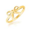 Image 1 : 14K Yellow Gold Bow Ring