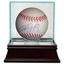 Tino Martinez Signed Official Major League Baseball W/ Glass Case- JSA Hologram (Mariners/NY Yankees