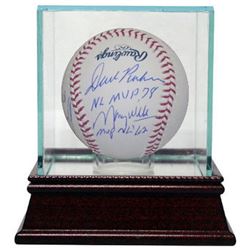 MVP Winners Signed Official Major League Baseball W/ Canseco, Shantz, Murphy, Parker, & Wills W/ Gla