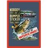 Image 1 : Fishin-Bumper Sticker Sign