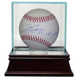 Frank Thomas Signed Official Major League Baseball "Big Hurt" W/ Glass Case (Chicago White Sox/Toron