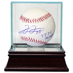 Frank Thomas Signed Official Major League Baseball 93 94 AL MVP W/ Glass Case (Chicago White Sox) (H