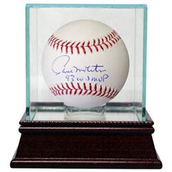 Paul Molitor Signed Official Major League Baseball 93 WS MVP W/ Glass Case (Blue Jays/ Brewers)